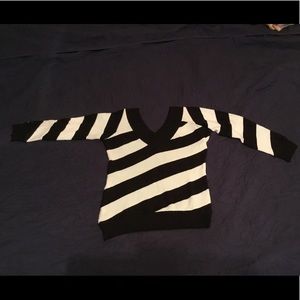 Mint and black sweater